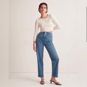 [Madewell] The Perfect Vintage Straight Jean in Earlwood Wash 27